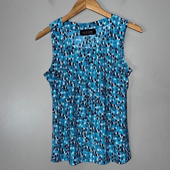 Evan picone black label sleeveless blouse - Picture 1 of 4